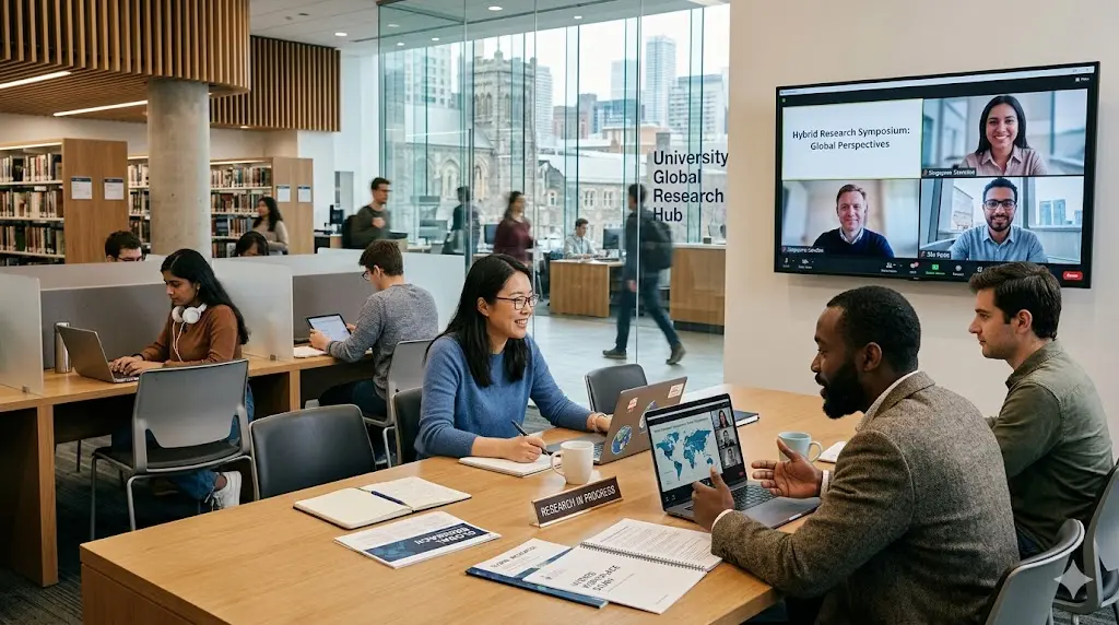 Global Research on Hybrid Workplaces in Modern Education Systems