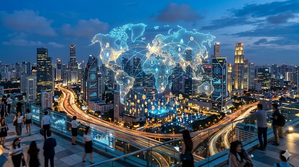 Global Research on Urbanisation in Cryptocurrency Markets