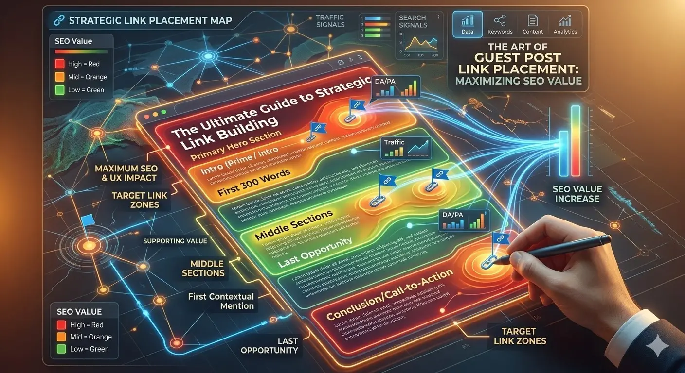 Guest Post Link Placement: Where in the Article Gets the Most Value