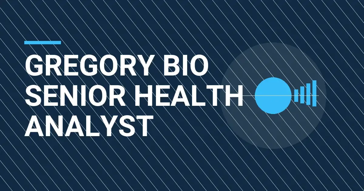 Gregory Bio Senior Health Analyst