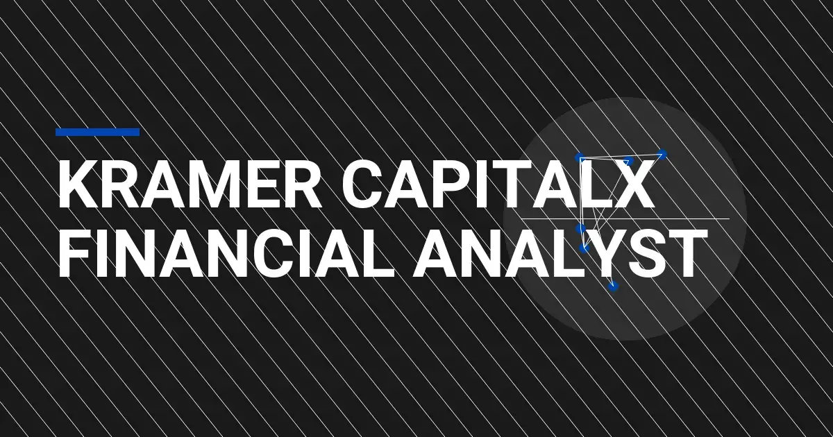 Kramer CapitalX Financial Analyst
