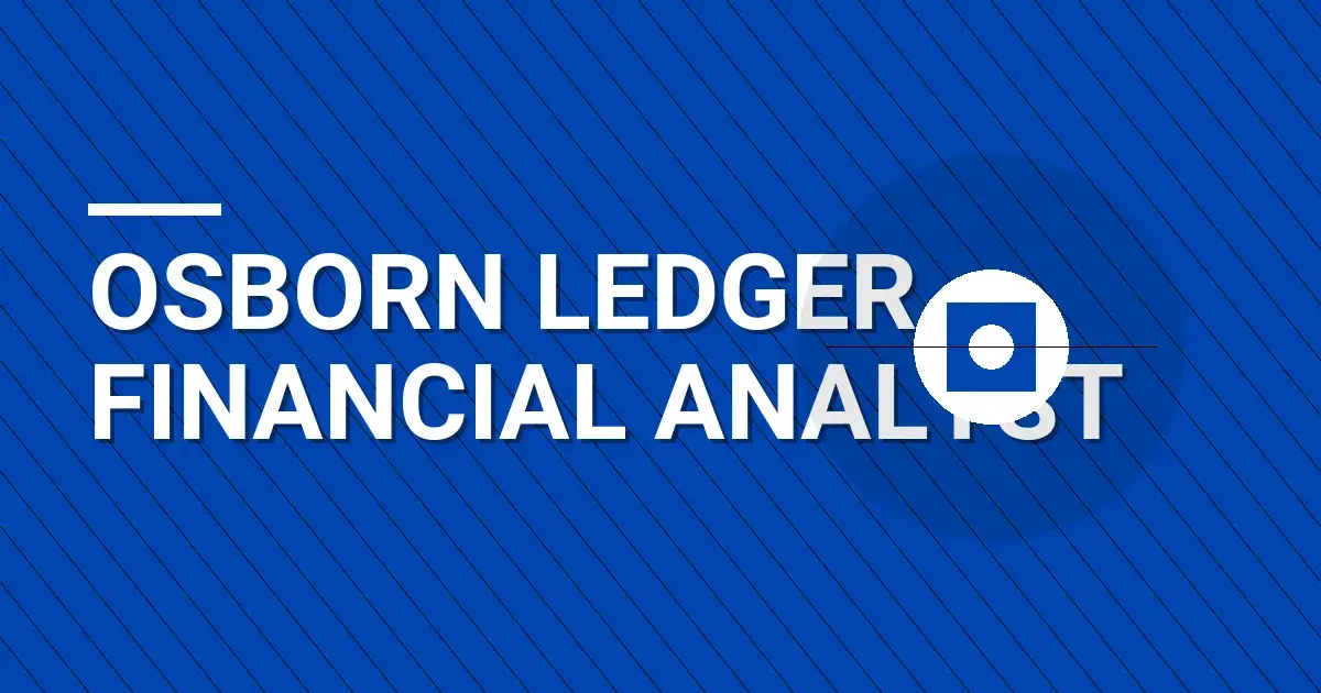 Osborn Ledger Financial Analyst